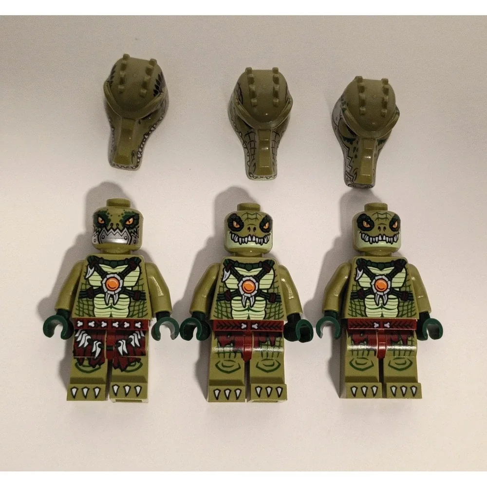 LEGO Minifigure Legends of Chima Crawley LOC013 Lot of 3